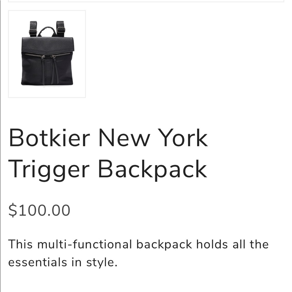 š„Botkierš„New York Trigger Backpackš„ - Picture 2 of 4